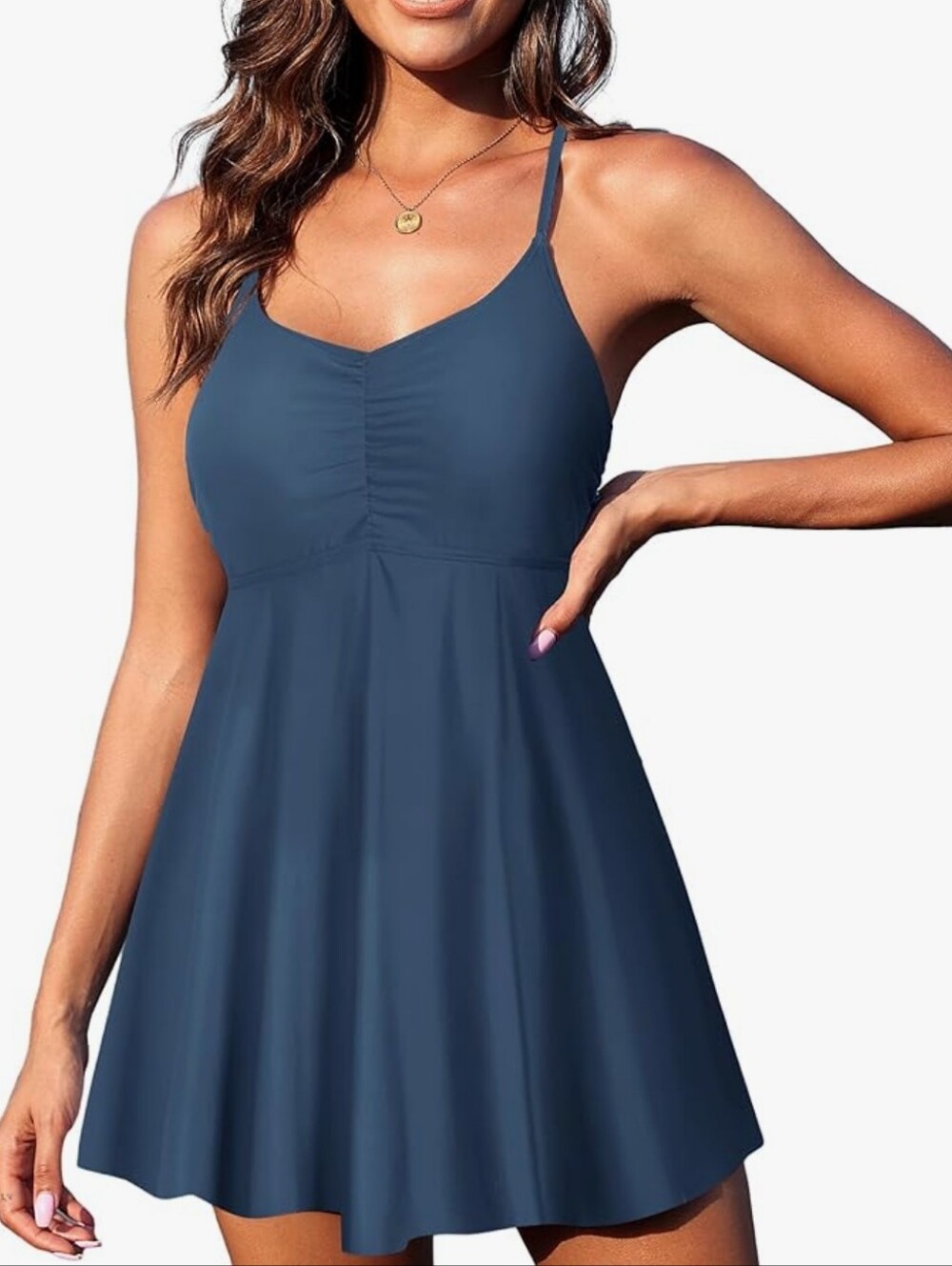 ZAFUL One Piece Blue Swimdress Size Small